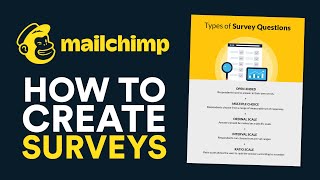 MailChimp Survey Tutorial 2024 | Mailchimp for Beginners