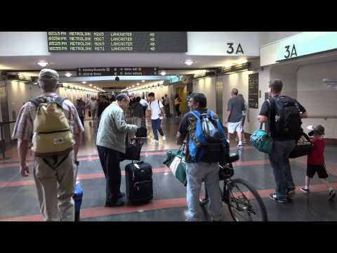 Los Angeles Union Station walkthrough 4K UHD 2160p (East to West Portal)