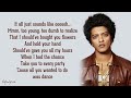 Bruno Mars   -  When I Was Your Man    Lyrics Mp3 Song