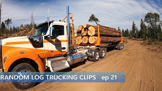 Random Log Trucking Clips ep21 by Fourth Over 1,575 views 5 months ago 16 minutes