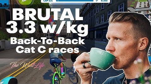 Zwift Race | 3.3 w/kg Back-to-back Cat C races