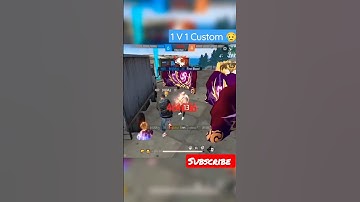 1 V 1 Custom My Friend 😎 I Am Noob But My Friend Pro 😜 #shorts #viral #freefire