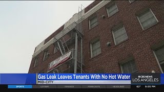 Gas leak leaves tenants with no hot water for a week and a half