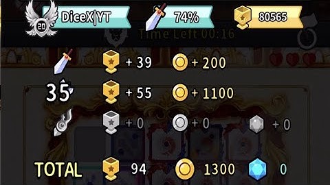 (35th wins) PvP match against class 12... - RANDOM DICE