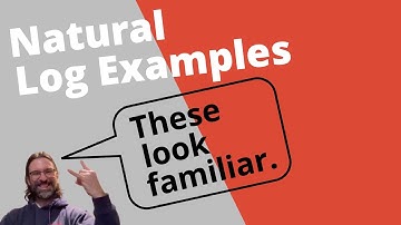 Simplifying Natural Logarithm Examples - It