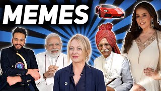 memes that Modiji watches with Meloni