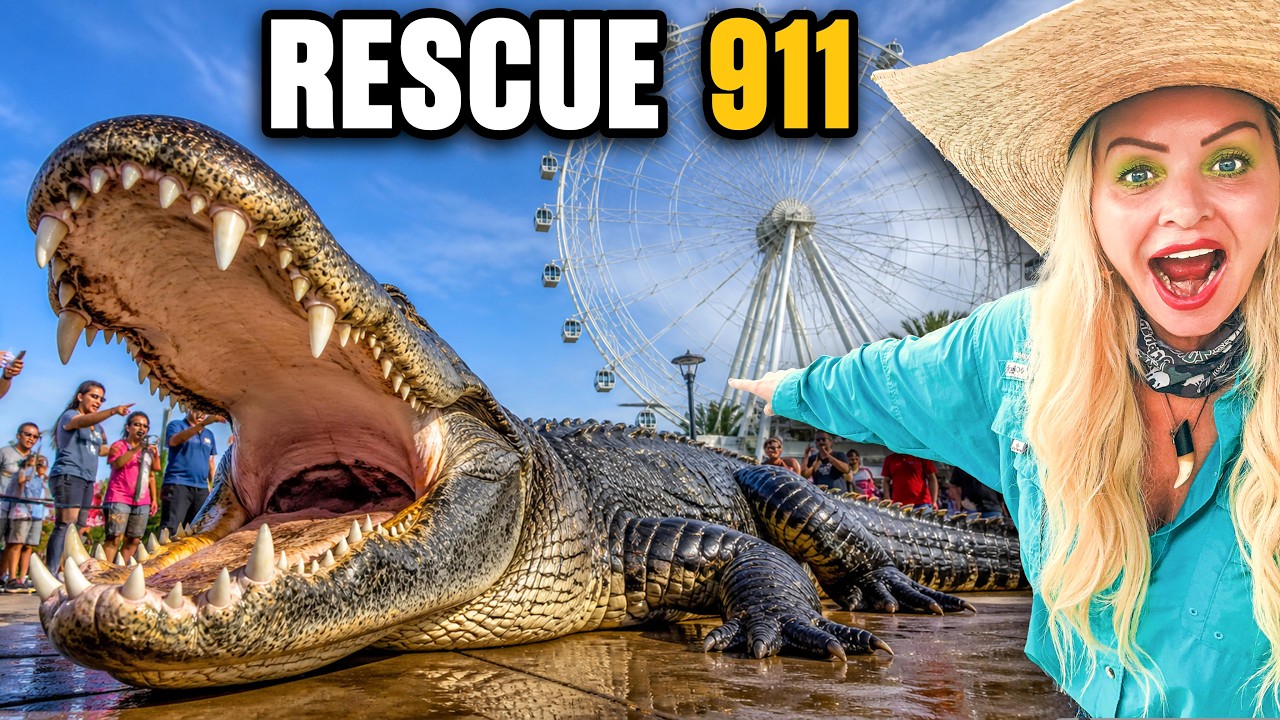 Giant Alligator Emergency Rescue! - YouTube