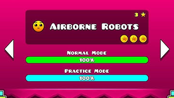 Geometry Dash Meltdown: "Airborne Robots" 100% Complete [All Coins] - KIL TOM