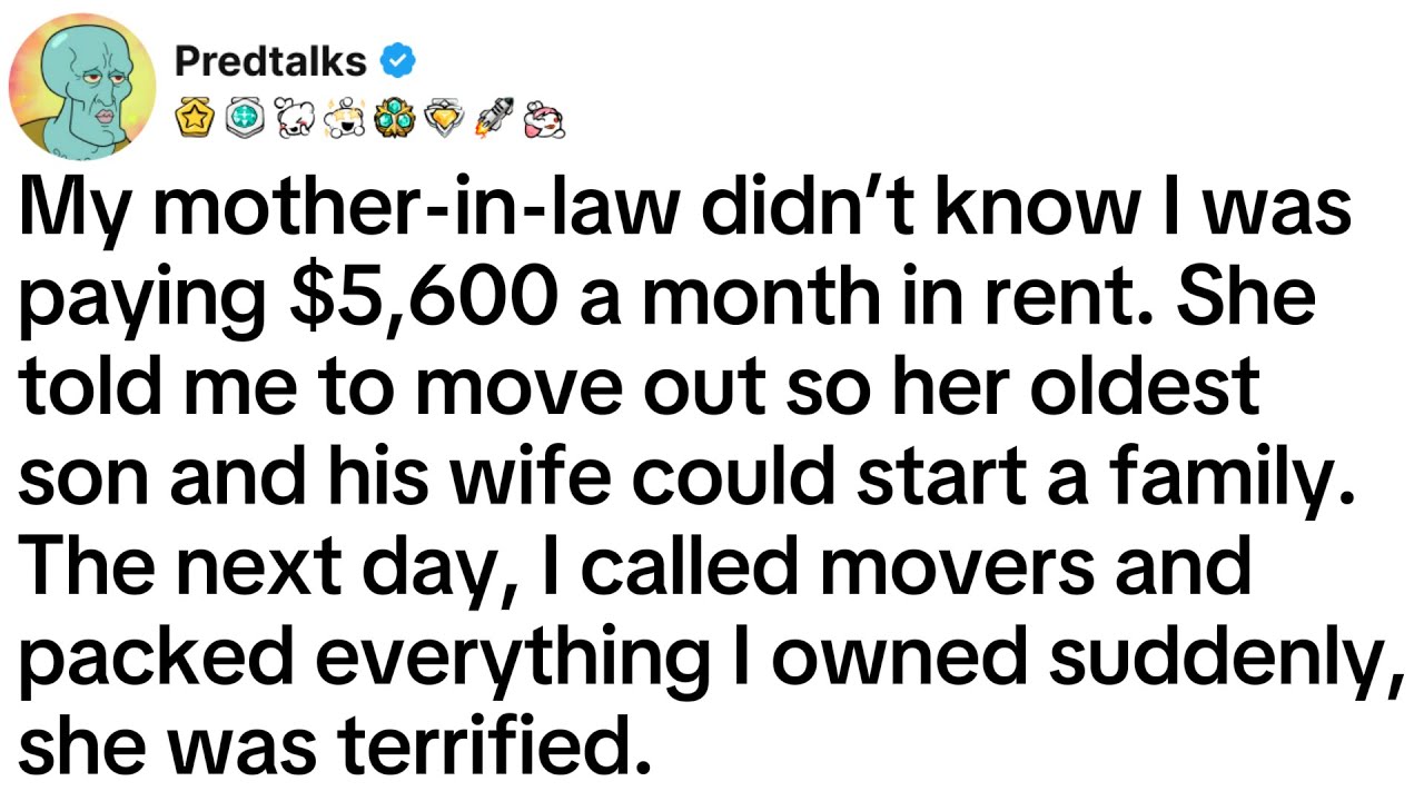 My mother-in-law didn’t know I was paying $5,600 a month in rent. She told me to move out...