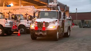 Power crews ready to deal with anticipated outages