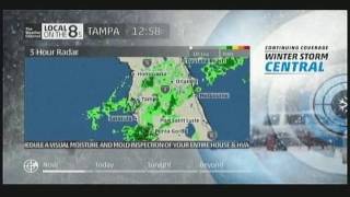Twc Intellistar 2 Local Forecast Tampa, Fl - Wind Chill Advisory - January 7, 2017