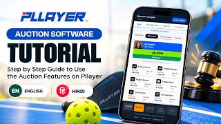 PLLAYER Auction Software | Complete Demo & Tutorial | Live Sports Auction Platform (Hindi) screenshot 4