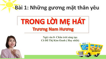 Bài giảng: Trong lời mẹ hát - Tác giả Trương Nam Hương- Ngữ văn 8 Chân trời sáng tạo