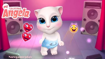 My Talking Angela - Gameplay Walkthrough Part 1 - Baby Dance (iOS, Android)