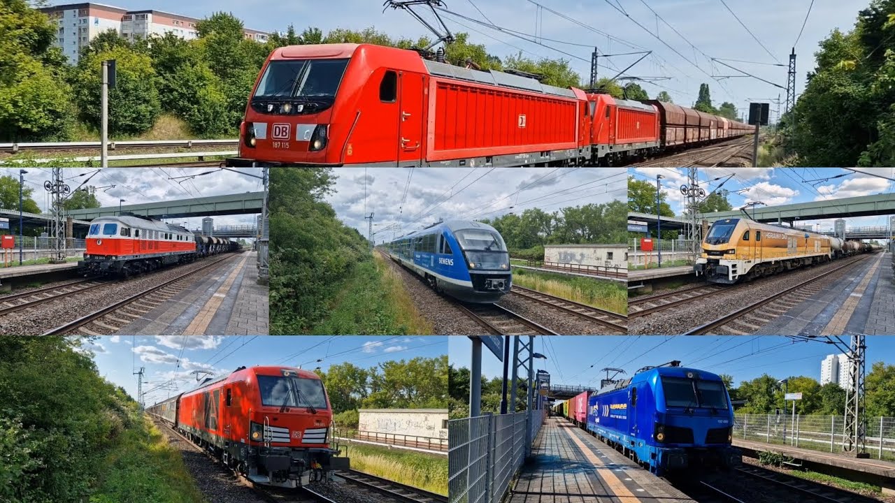 Zugverkehr in Berlin-Hohenschönhausen(Juni 2025) 2/2