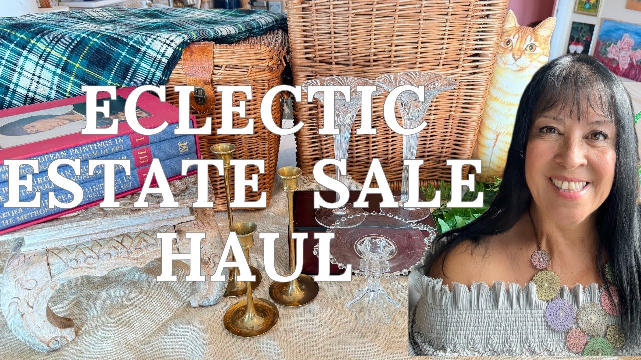 IT'S ESTATE SALE SEASON-VINTAGE TREASURES @ 50% OFF!! HUGE ECLECTIC HAUL