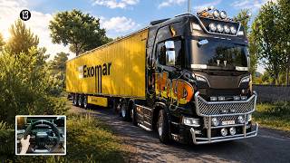 ETS2 Realistic Trucker Life | 16 Tons on a Rainy Road… I Nearly Lost It screenshot 2
