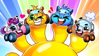 Color Finger Family - I Lost My Color Baby Cars Kids Songs