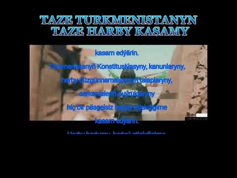 TAZE TURKMENISTANYN TAZE HARBY KASAMY