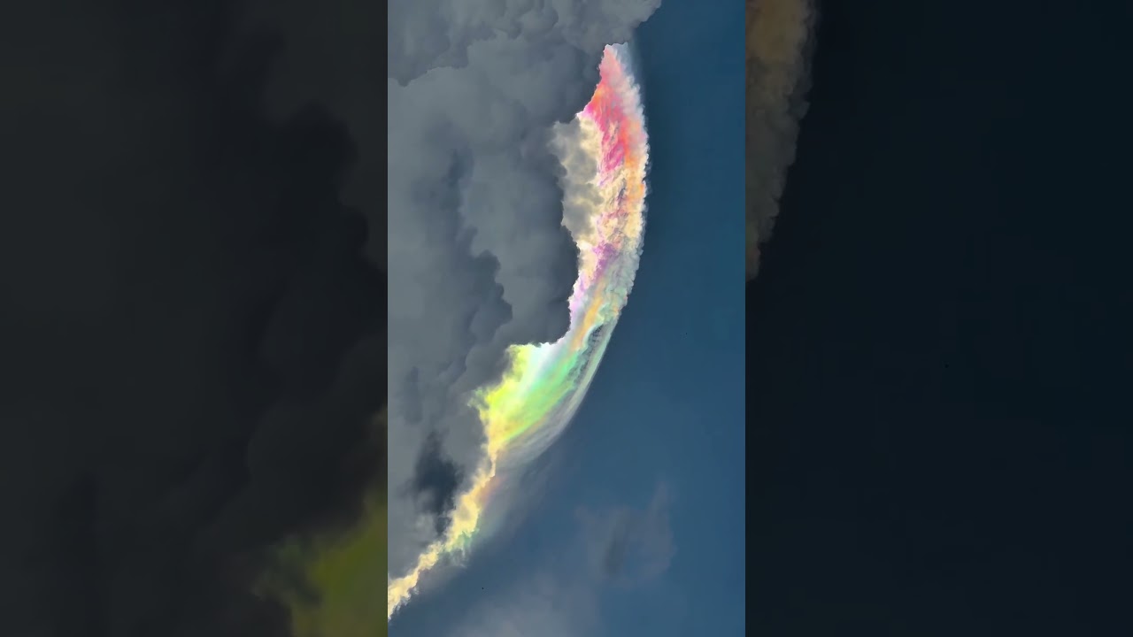 Encountering oil painting like colorful auspicious clouds 遇见油画般的七彩祥云 #travel【跟着图尔去旅行】