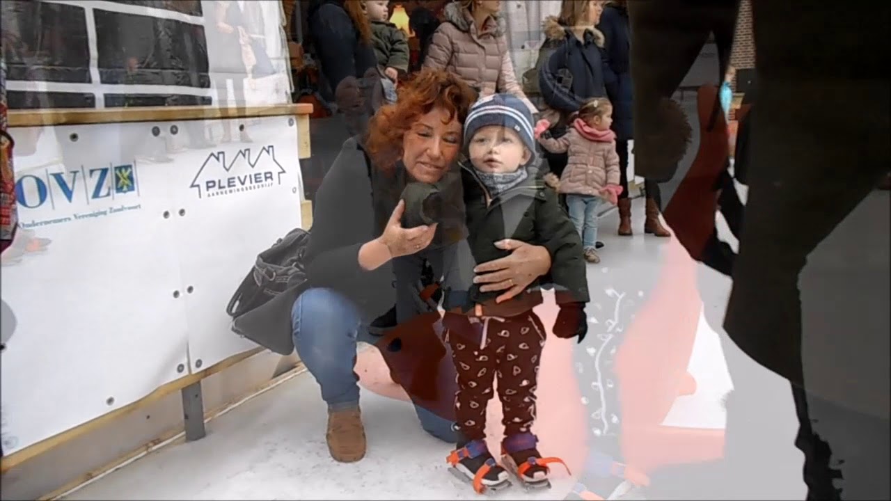 Peuter en Kleuter schaatsen Zandvoort 24 dec 2017 Milo - YouTube