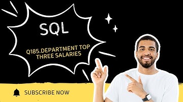 LEETCODE SQL Q185. Department Top Three Salaries