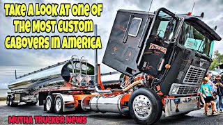 Take A Look At One Of The Most Custom Cabovers In America  (Mutha Trucker News)