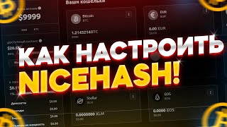 ⚙ КАК НАСТРОИТЬ NICEHASH ДЛЯ МАЙНИНГА 2021! НАСТРОЙКА НАЙСА