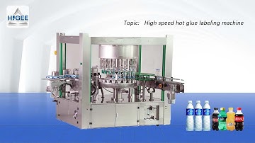 Checking this video for high speed hot glue labeling machine from HIGEE