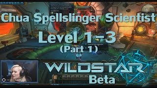 WildStar Beta: Chua - Spellslinger Lvl 1-3 (Tutorial) (Pt.1)