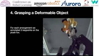 CoRL 2020, Spotlight Talk 96: S3K: Self-Supervised Semantic Keypoints for Robotic Manipulation vi...