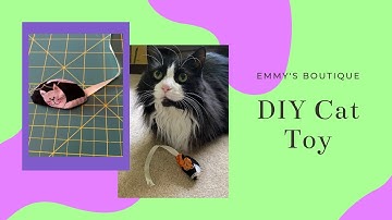 DIY Cat Toy! | How to Sew a Cat Toy | Easy Cat Sewing Projects | Learn to Sew Cat Toys