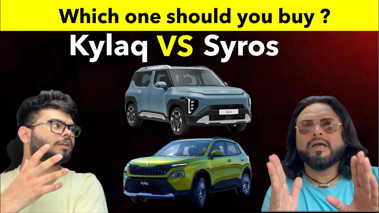 Skoda Kylaq VS Kia Syros 🔥 Which one should you buy 🫵🏻 Detailed Comparison