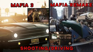 MAFIA REMAKE VS MAFIA 3 - SHOOTING & DRIVING - COMPARISION