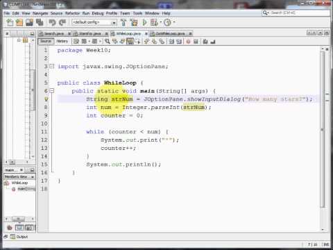 Java - WHILE loops