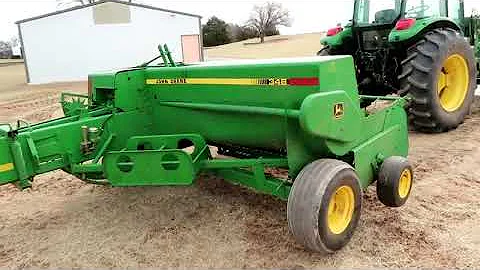 2001 John Deere 348 small square baler for sale at auction | bidding closes March 20, 2019