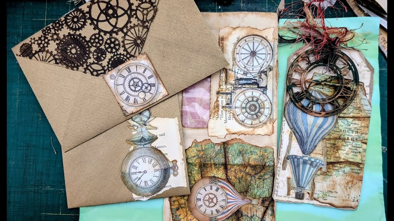 I made some more cute steampunk ephemera