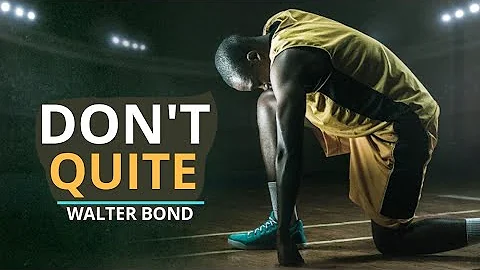 I WASN'T RAISED A QUITTER - A Tribute to Dad | Former NBA Athlete Walter Bond Motivational Speech