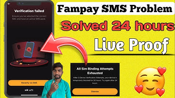 Fampay SMS-verificatieprobleem oplossen | Alle sim-bindingsproblemen oplossen