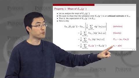 ECE595ML Lecture 32-1 Validation