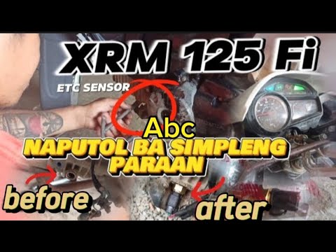 XRM 125 Fi ETC SENSOR - NAPUTOL BA SIMPLENG PARAAN