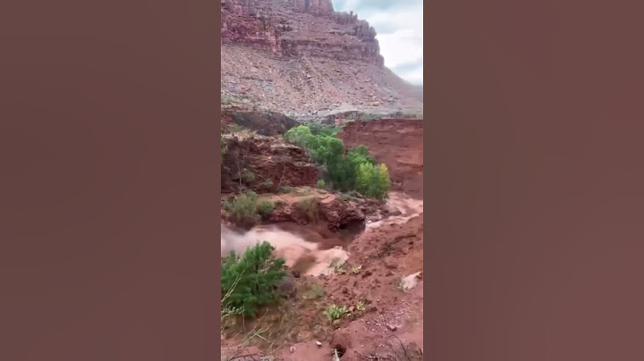 Deadly flash flood in the Grand Canyon