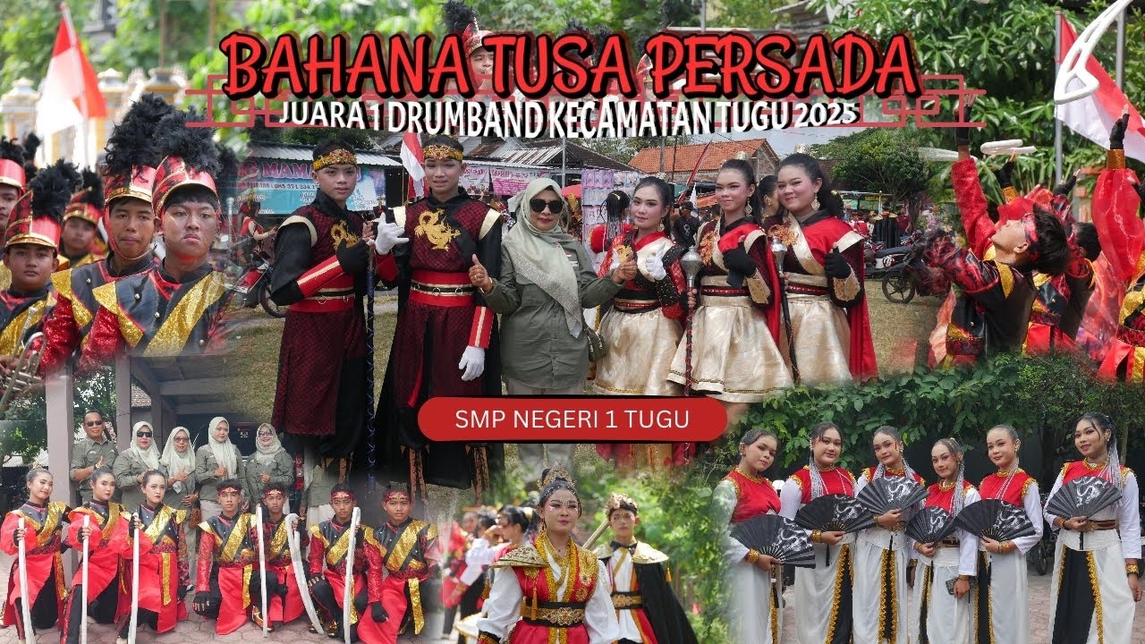 SMPN 1 TUGU - JUARA 1 DRUMBAND KECAMATAN TAHUN 2025