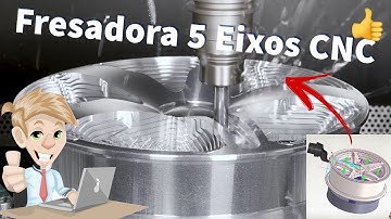 Fresadora 5 Eixos CNC – Fabricação de Aro 17