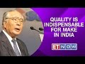 Osamu suzuki quality is indispensable for make in india