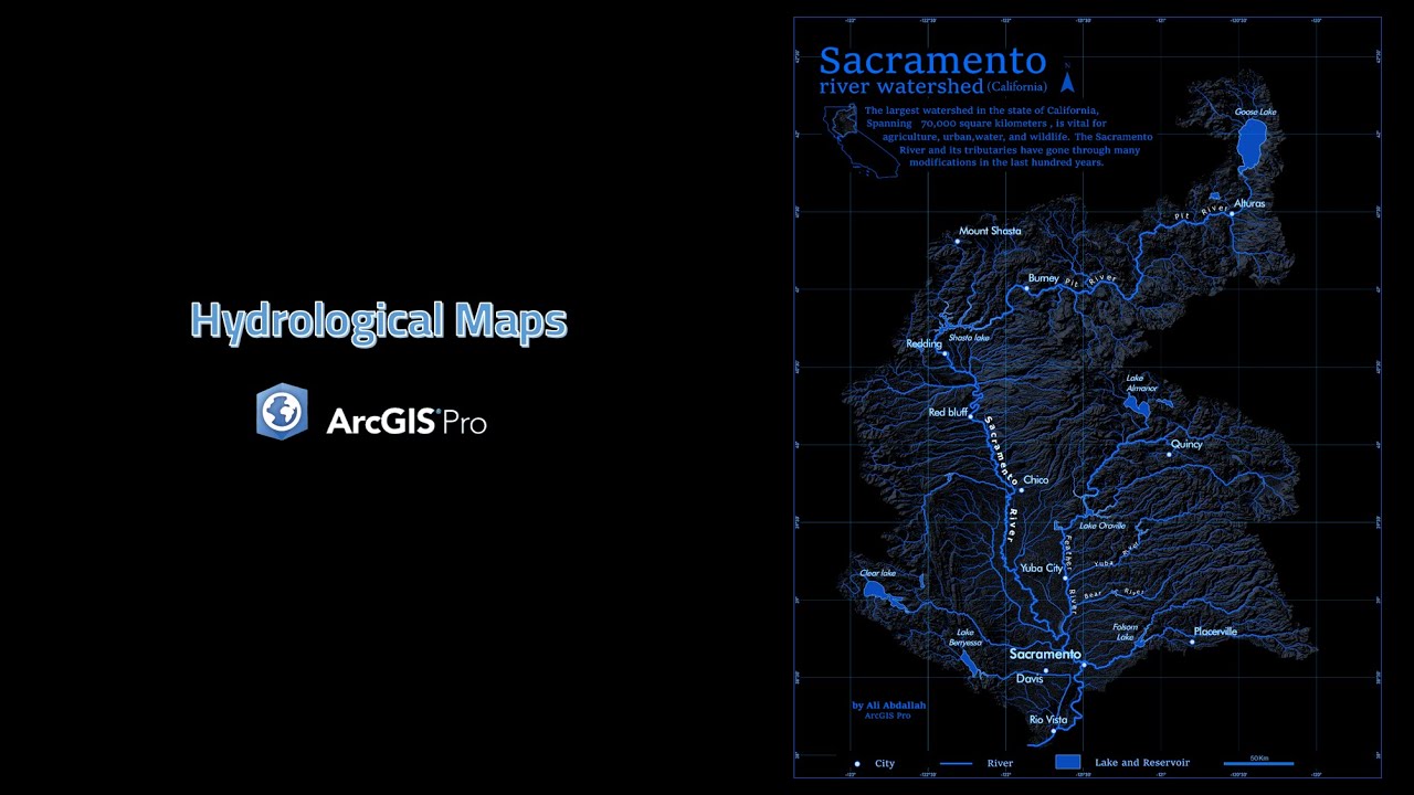 Make Hydrological Map in ArcGIS Pro - YouTube
