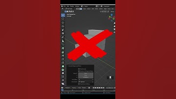 Easy way to create stairs in Blender #shorts