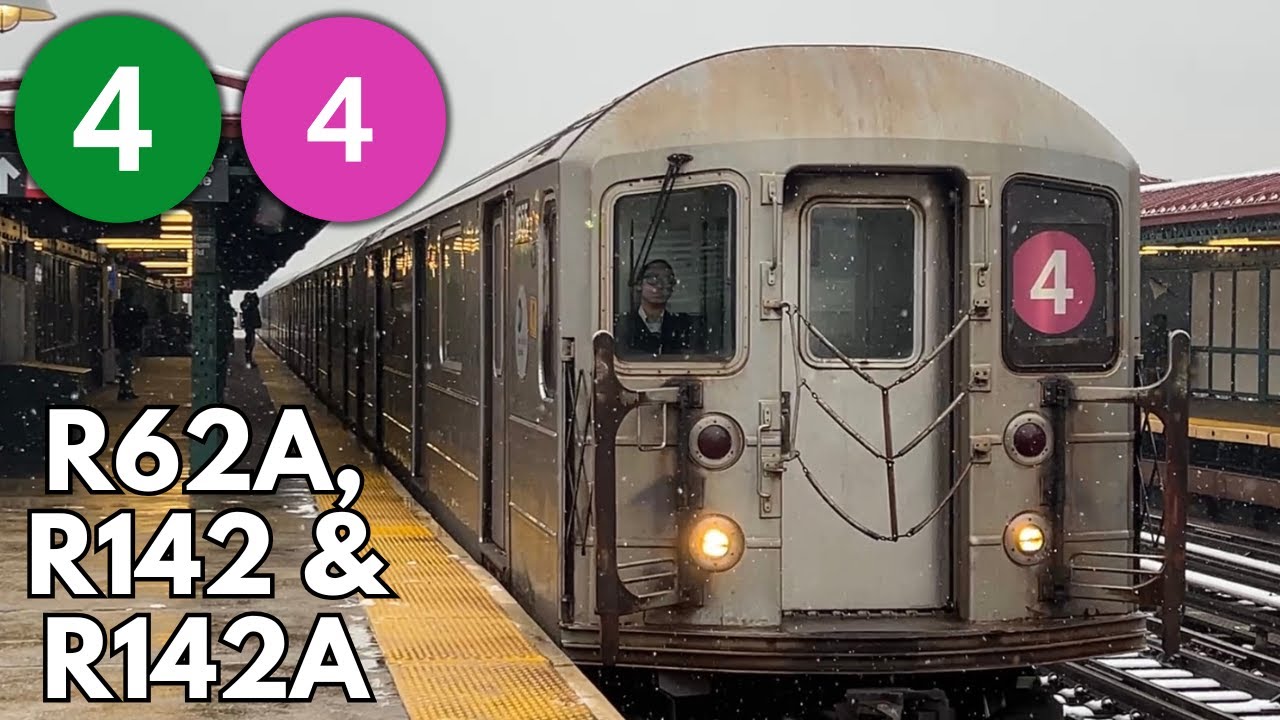 IRT Jerome Avenue: R62A, R142 & R142A (4) trains @ Fordham Road