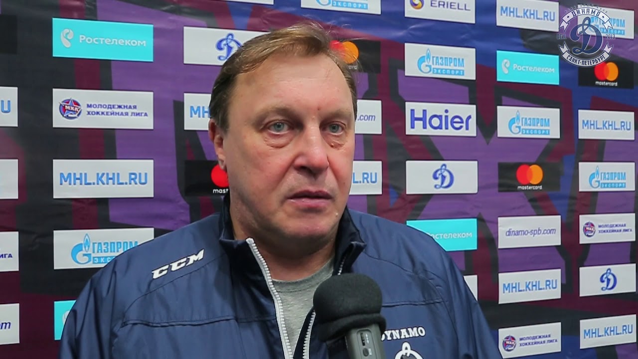 Николай Акимов после победы над МХК "Спартак" 4:2 - YouTube