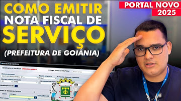 NOVO Portal da PREFEITURA de GOIÂNIA: Como Emitir NFS-e PASSO a PASSO